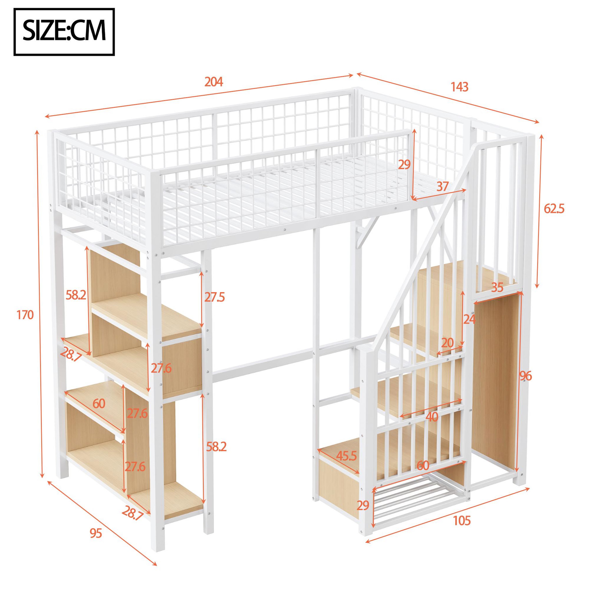 Voir la diapositive 3 : MERAX Lit mezzanine
