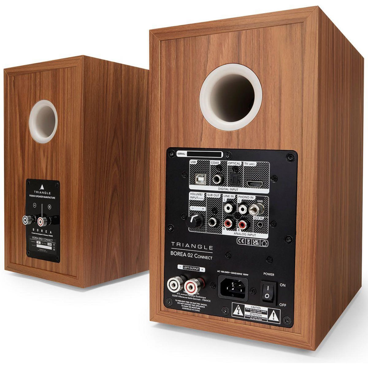 Triangle Enceinte bibliothèque active BR02 Connect Chene