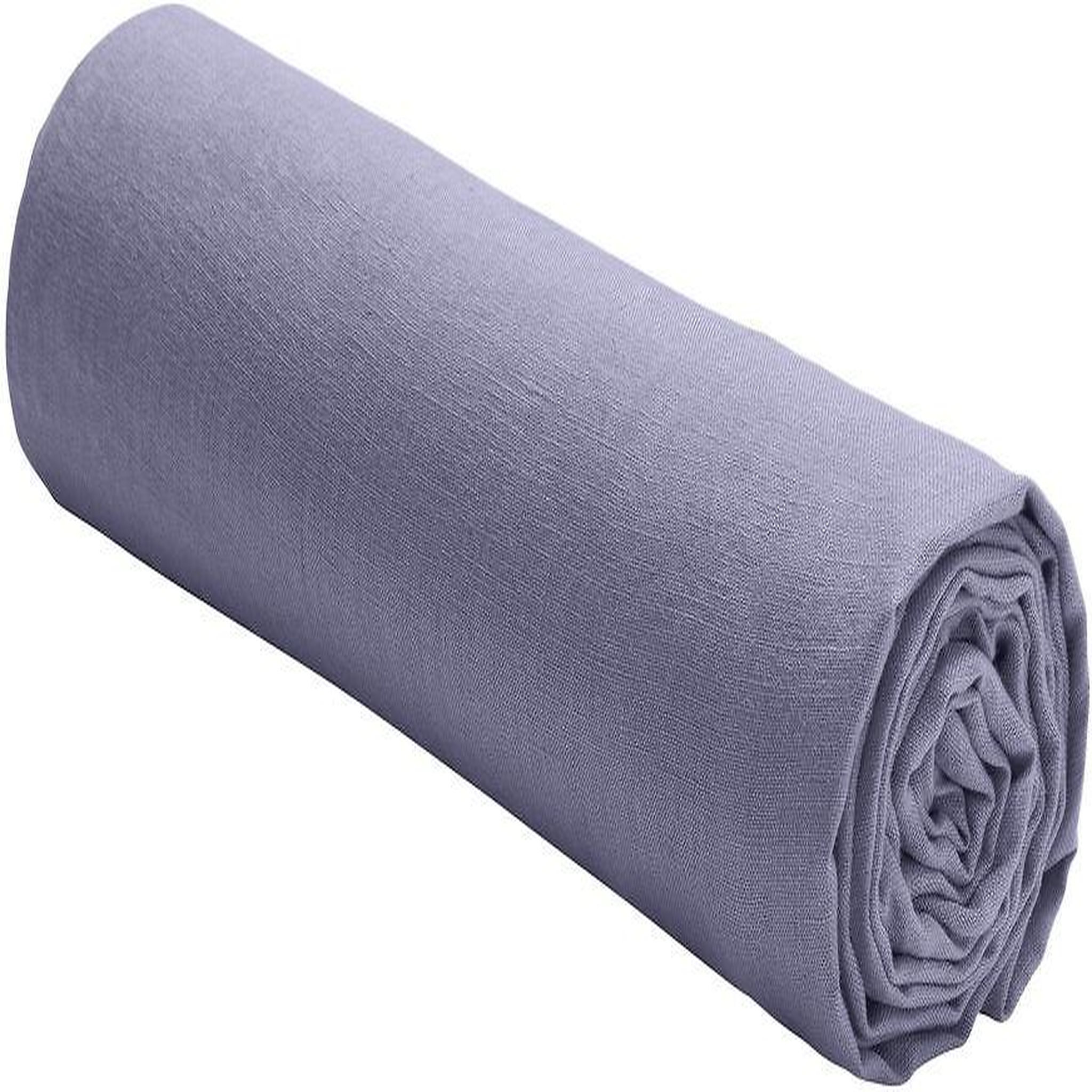 BATON ROUGE Drap housse 100% lin lavé 160gsm. Coloris disponibles : Gris
