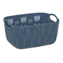 Voir la diapositive 1 : FIVE Panier de Rangement Design  Leaf  3,2L Bleu Gris