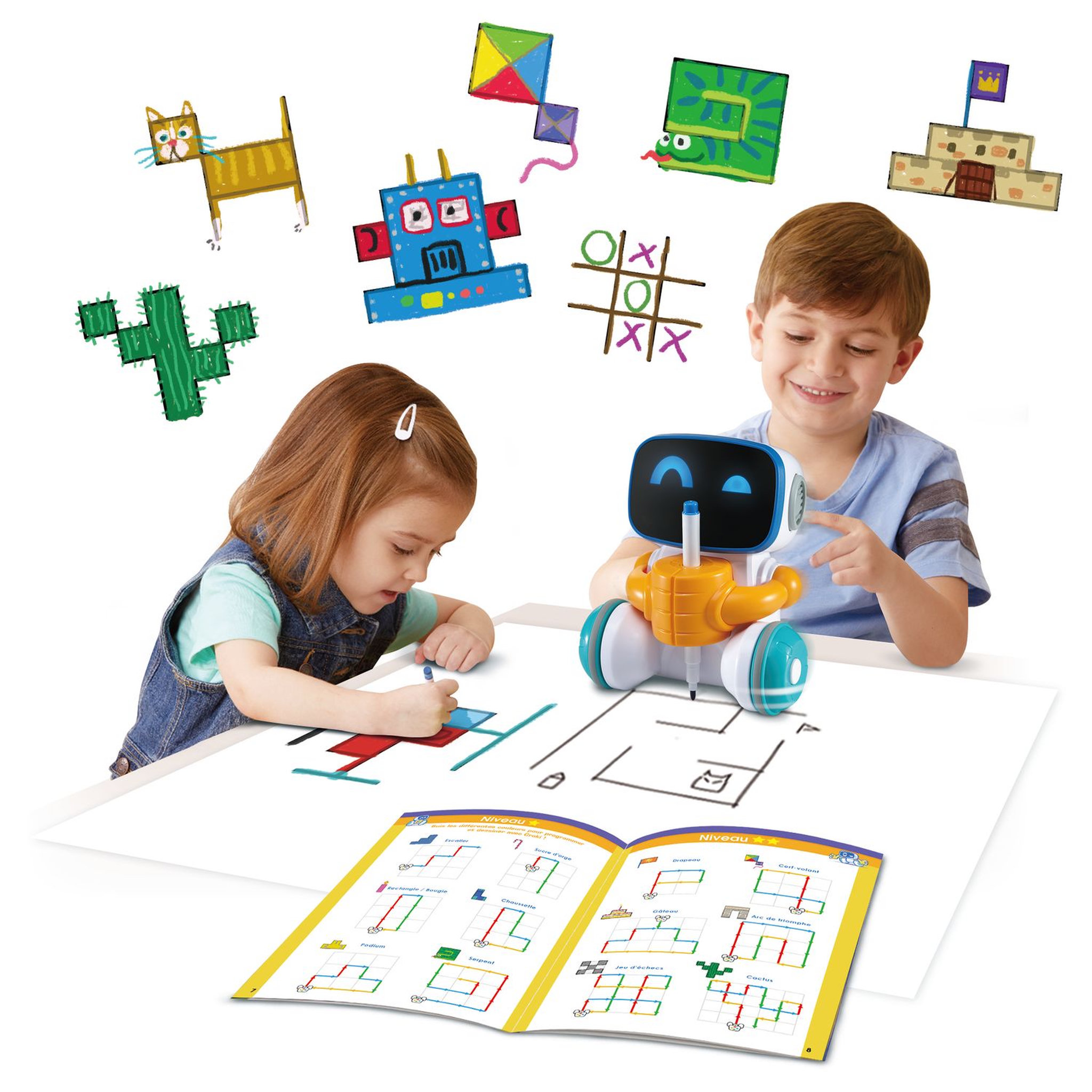 Voir la diapositive 2 : VTECH Croki, mon robot artiste 