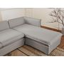 Voir la diapositive 3 : LISA DESIGN Adriann - canapé d'angle droit fixe - 4 places - en tissu déhoussable