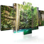 Voir la diapositive 1 : Paris Prix Tableau Imprimé  Cascade Parmi des Arbres