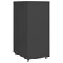 Voir la diapositive 4 : VIDAXL Classeur mobile Anthracite 28x41x69 cm Metal