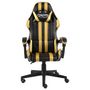 Voir la diapositive 2 : VIDAXL Fauteuil de jeux video Noir et dore Similicuir