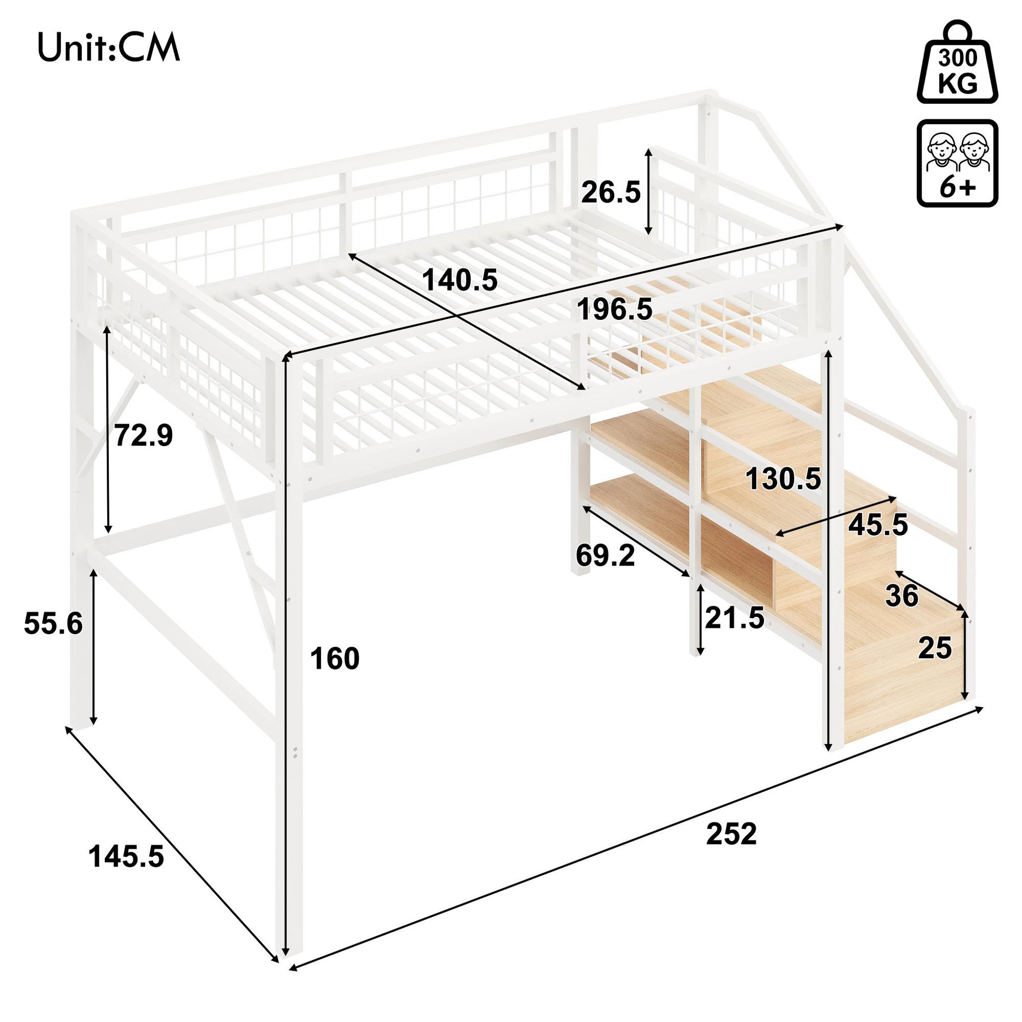Voir la diapositive 3 : MERAX Lit mezzanine