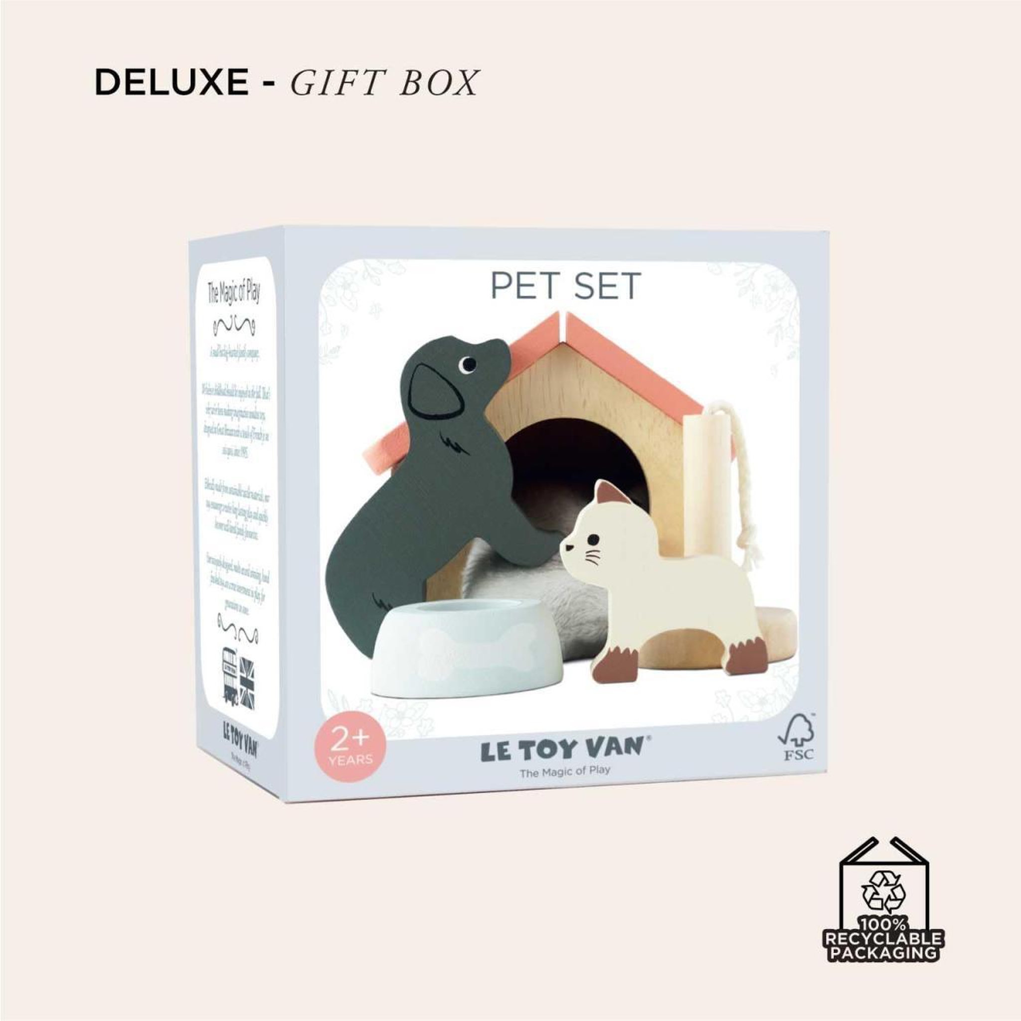 Voir la diapositive 2 : Le Toy Van Set D'animaux chien - 6 Pièces