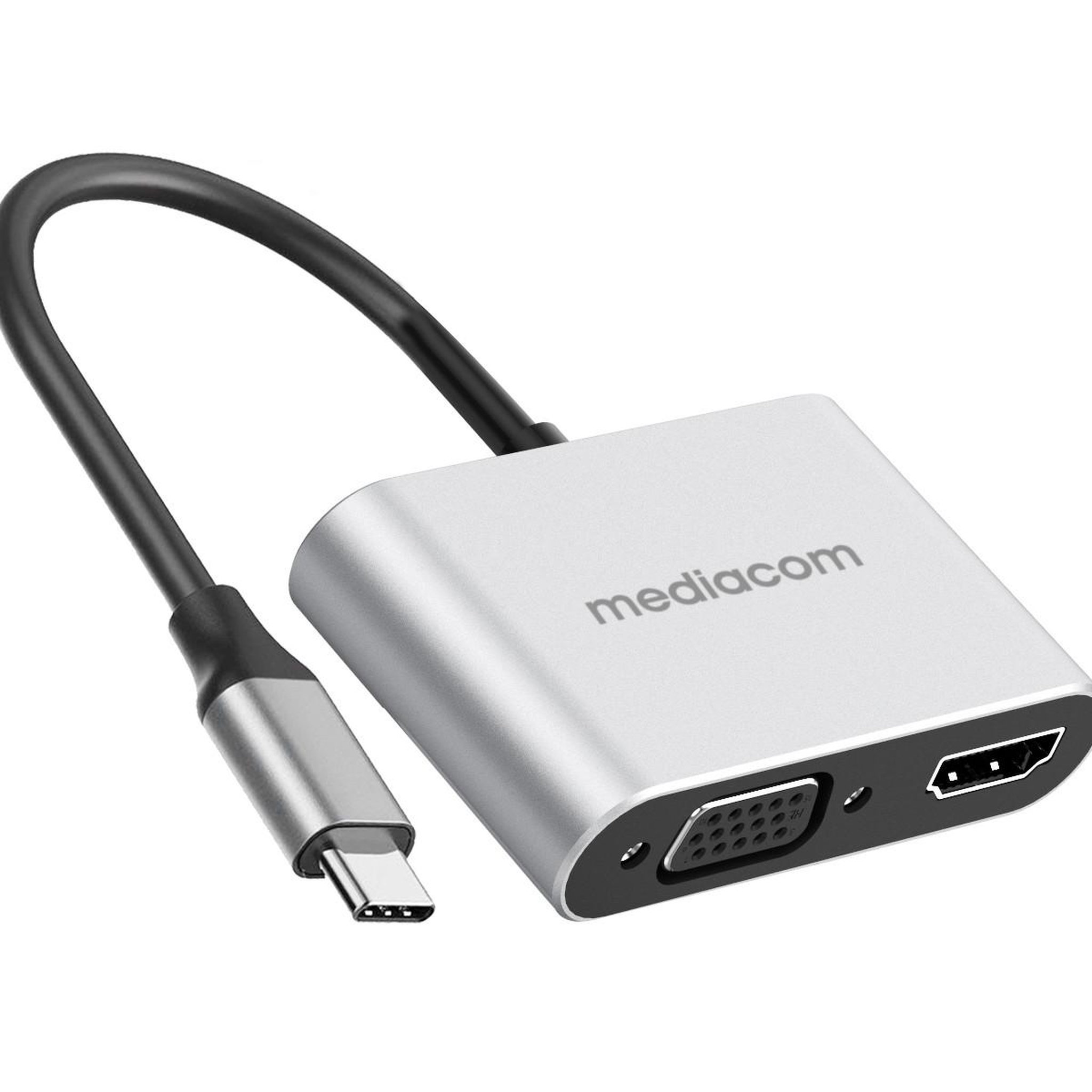 Voir la diapositive 2 : MEDIACOM Mediacom MD-C308 adaptateur graphique USB Argent