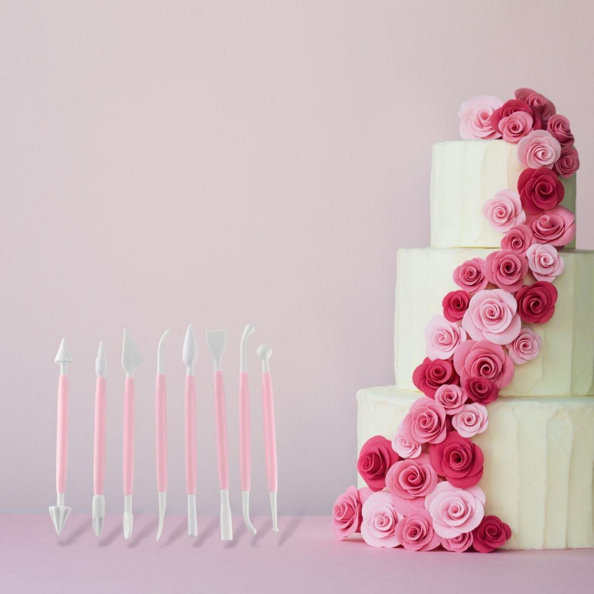 ZENKER Set de 8 outils pour modeler la pâte à sucre Zenker Candy