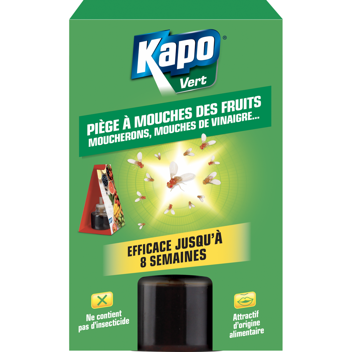 Kapo Piège à mouches, bandes engluées, Piège à mouche des fruits KAPO