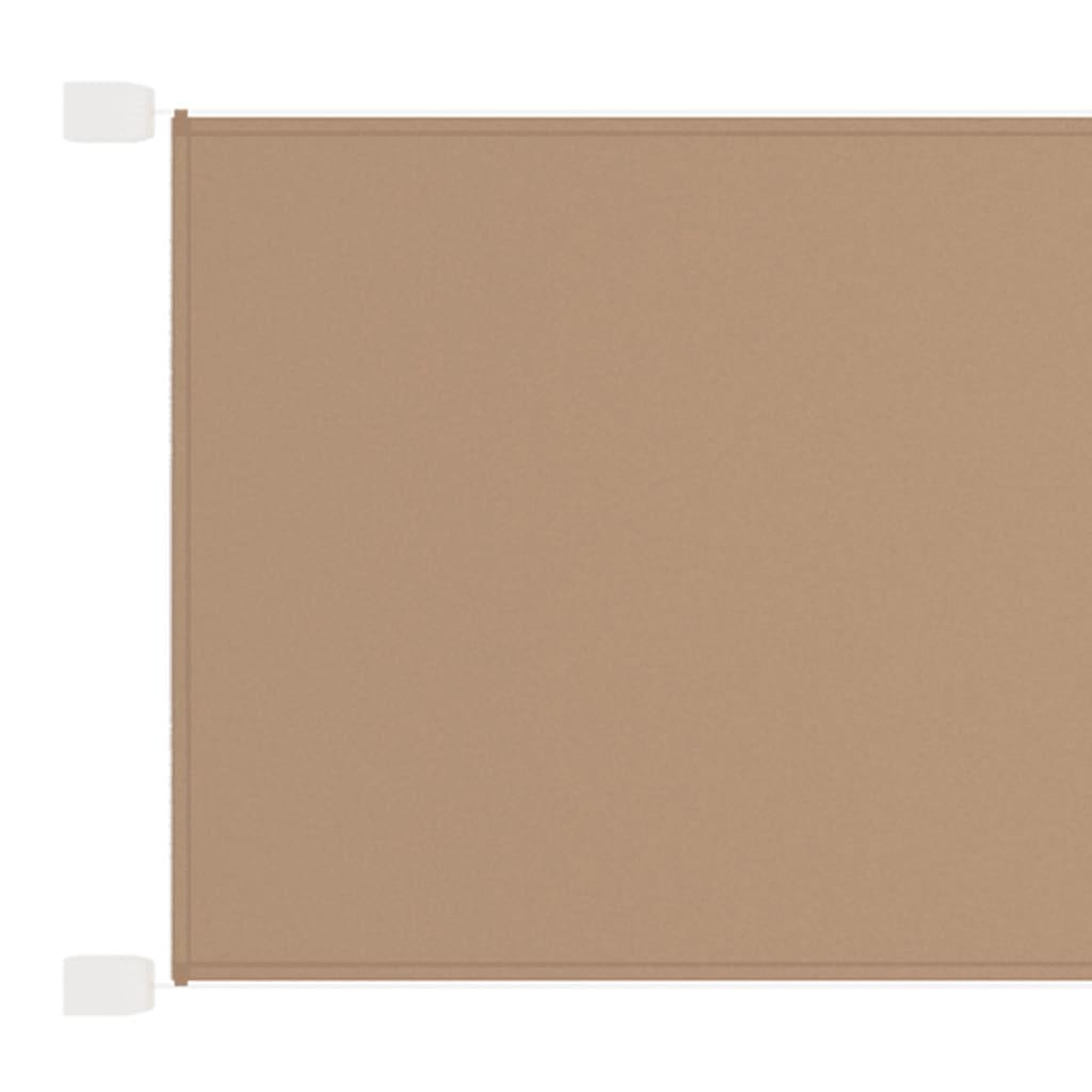 Voir la diapositive 2 : VIDAXL Auvent vertical Taupe 140x600 cm Tissu oxford
