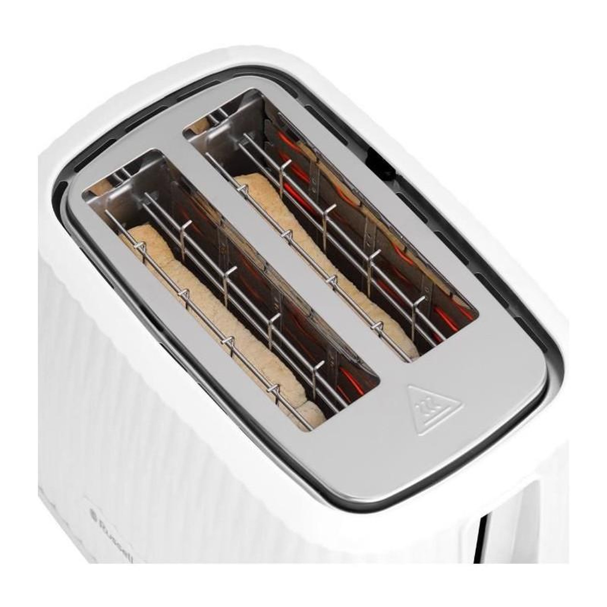 Voir la diapositive 5 : Russell Hobbs Grille-pain - RUSSELL HOBBS - EDEN - 800 W - 2 fentes - Blanc