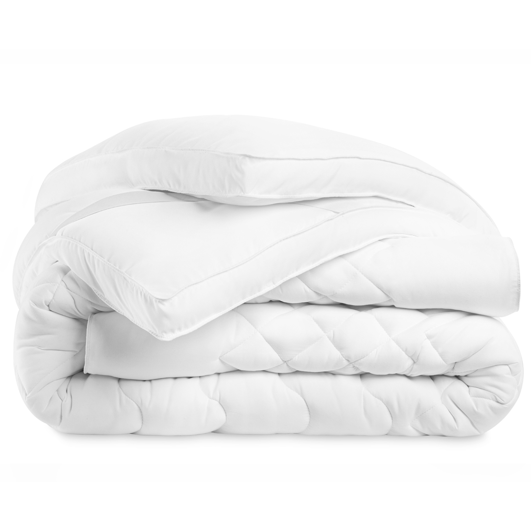 Voir la diapositive 4 : ID MARKET Surmatelas 140x190 cm sacha 7 zones de confort épais et moelleux 600 gr