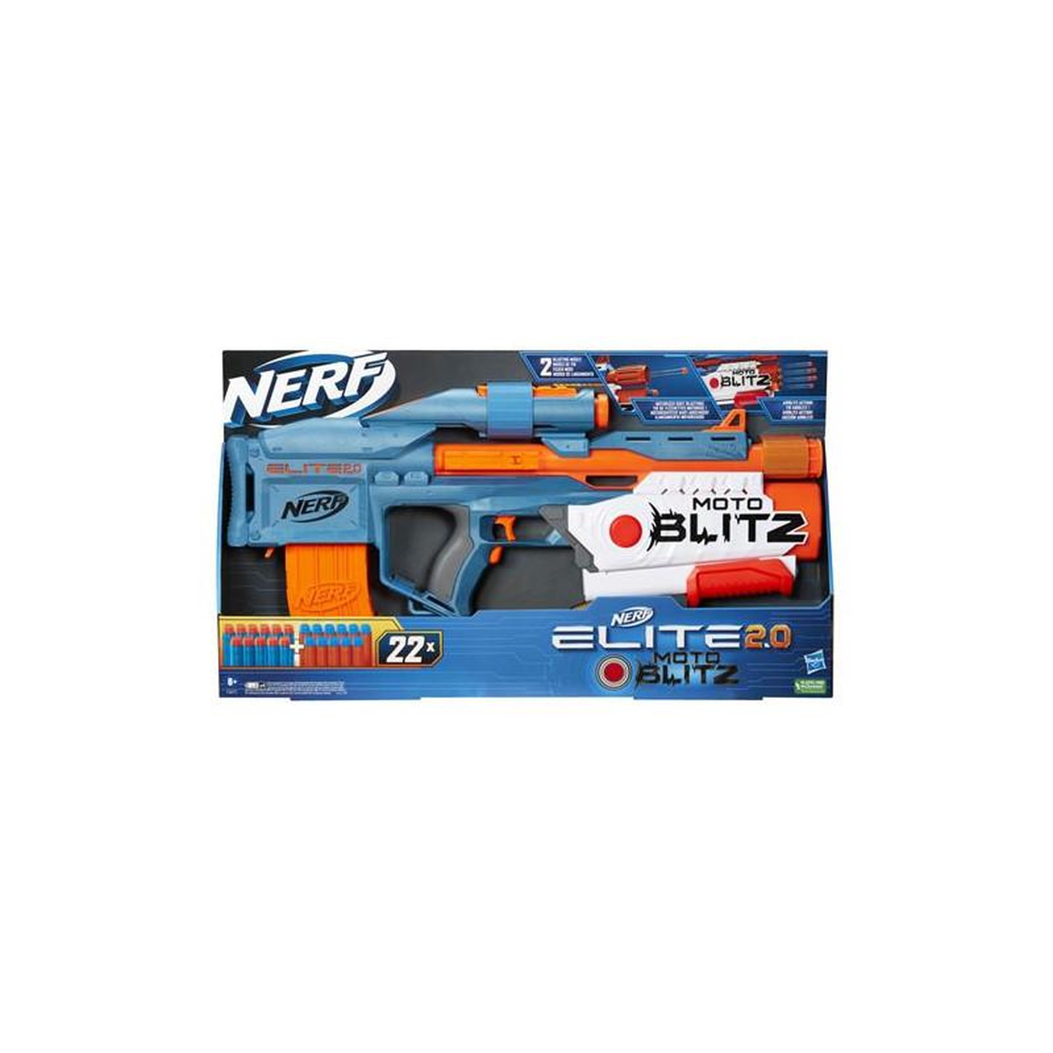 Nerf Jeu de plein air Nerf Elite 2.0 Motoblitz CS 10
