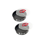 DR.OETKER Ensemble de 2 Moules à manqué à charnière 26 cm avec couvercle de transport Dr. Oetker Bake and Go