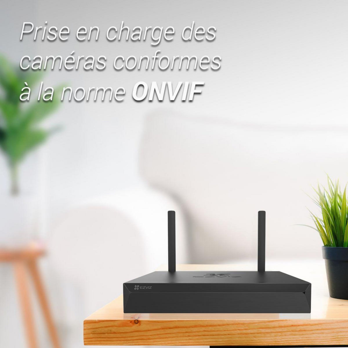 EZVIZ Pack sécurité Wifi NVR X5S 4 à 8 caméras