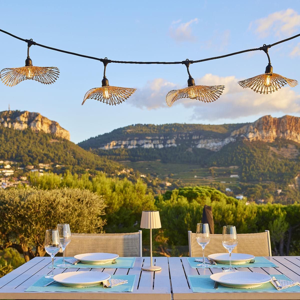 Lumisky Guirlande lumineuse SERENITY Beige Bambou 6m