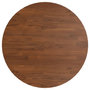 Voir la diapositive 2 : VIDAXL Dessus de table rond Marron fonce Ø60x1,5cm Chene massif traite
