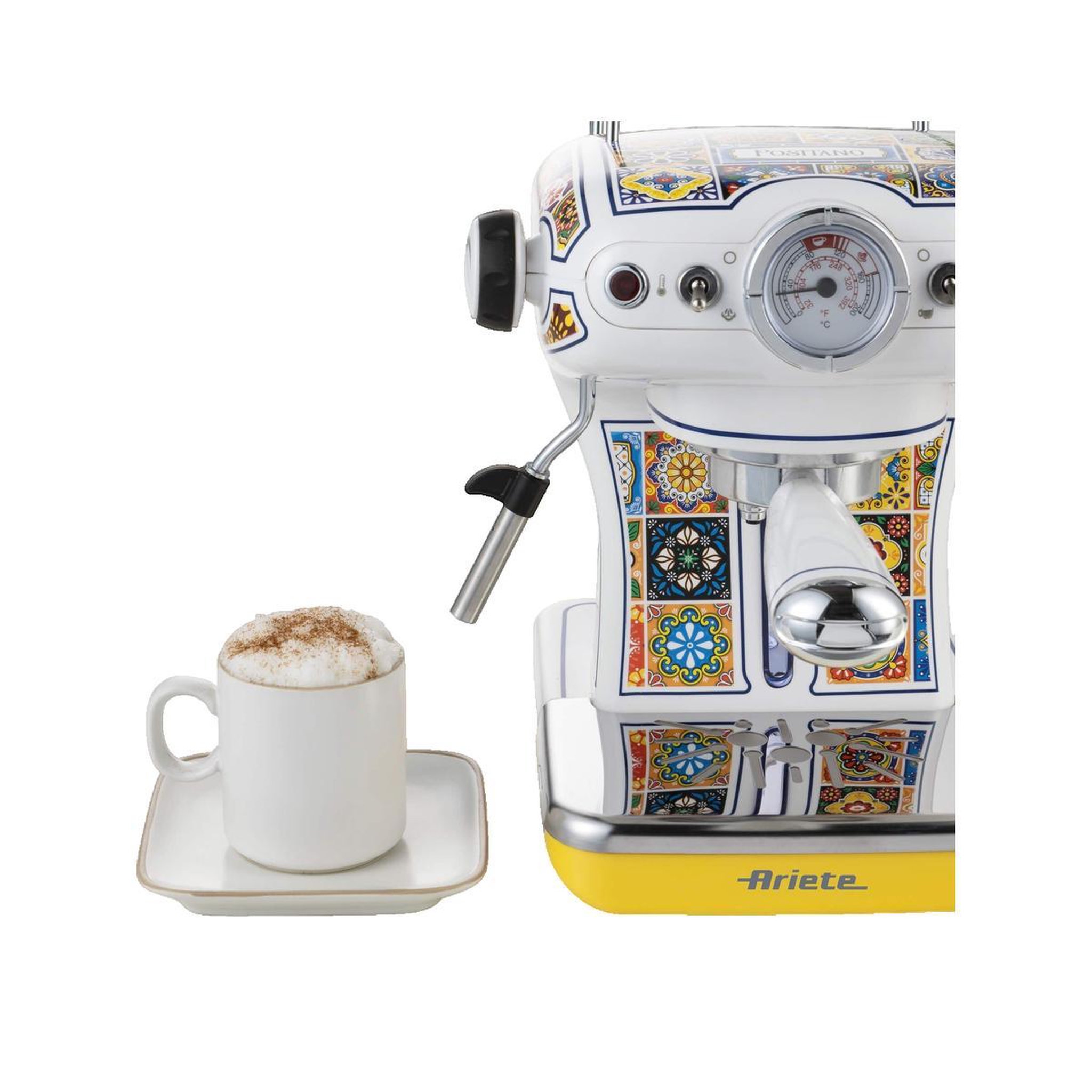 Voir la diapositive 2 : ARIETE Machine à café expresso Ariete 1389 Positano vibrant