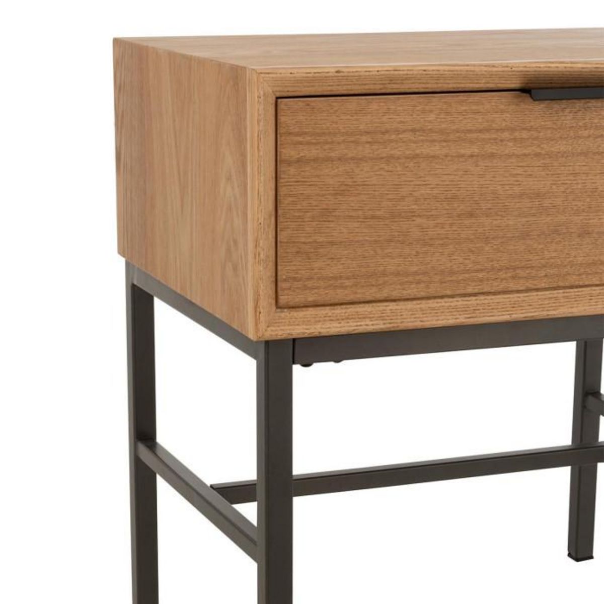 Paris Prix Table de Chevet en Bois  Guiseppe  51cm Naturel