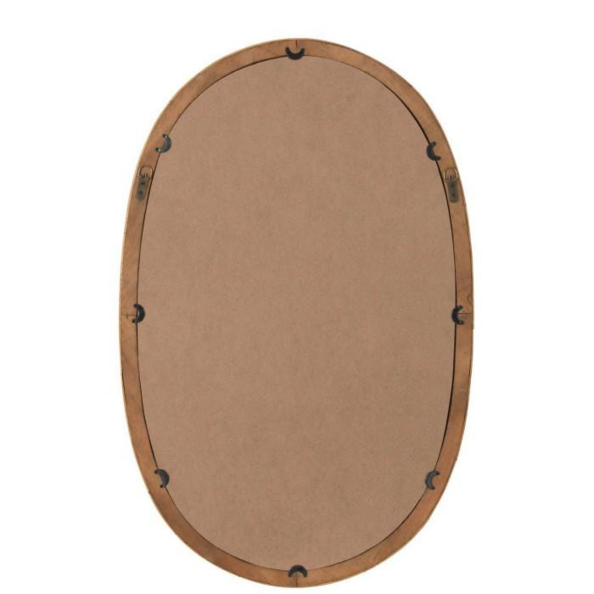Paris Prix Miroir Mural Ovale en Rotin  Avocado  95cm Naturel