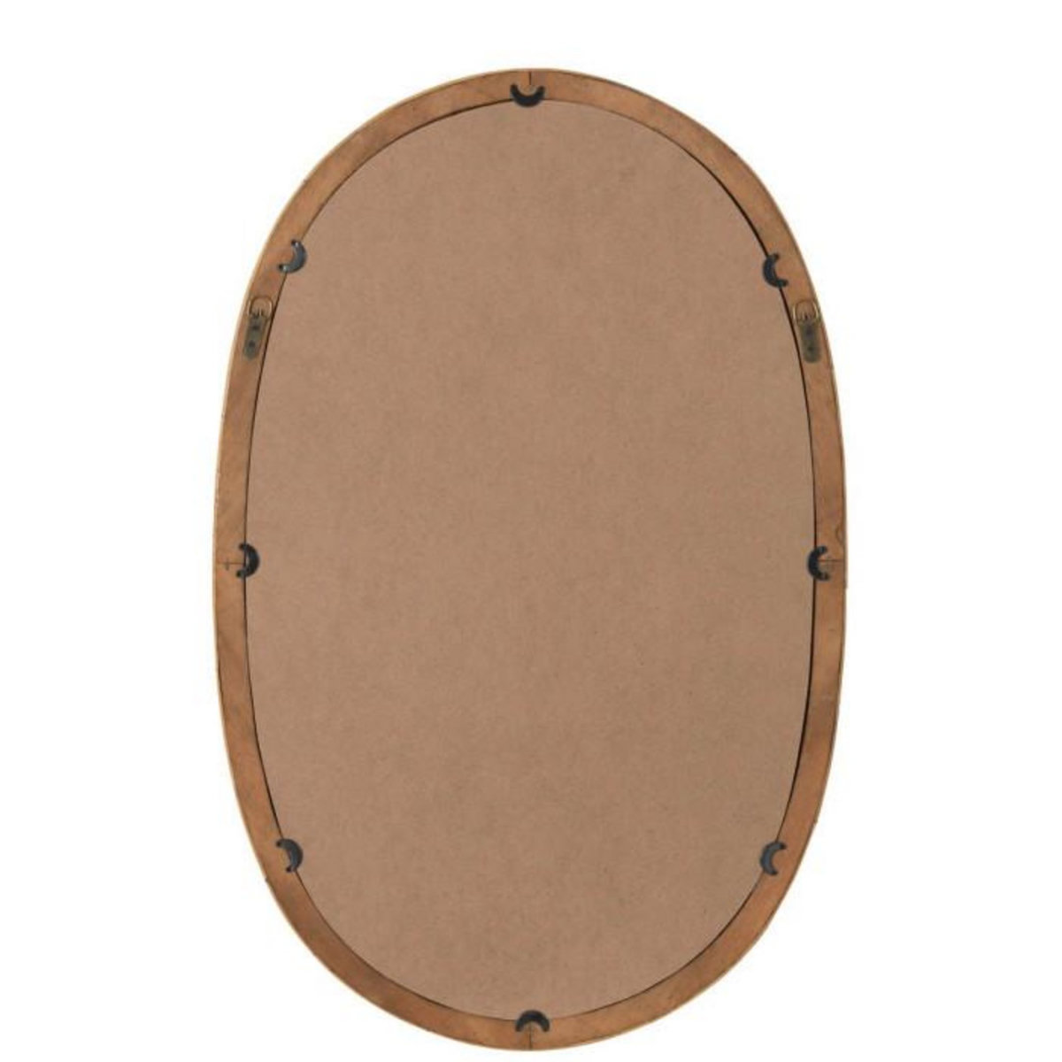 Paris Prix Miroir Mural Ovale en Rotin  Avocado  95cm Naturel