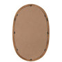 Voir la diapositive 2 : Paris Prix Miroir Mural Ovale en Rotin  Avocado  95cm Naturel
