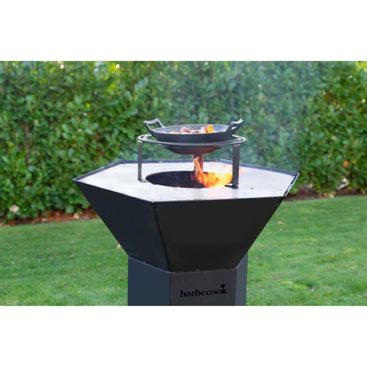 BARBECOOK Support barbecue Dynamic Centre support pour wok/cocotte