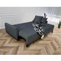 Voir la diapositive 2 : LISA DESIGN Apia - canapé 3 places - convertible avec coffre - en velours