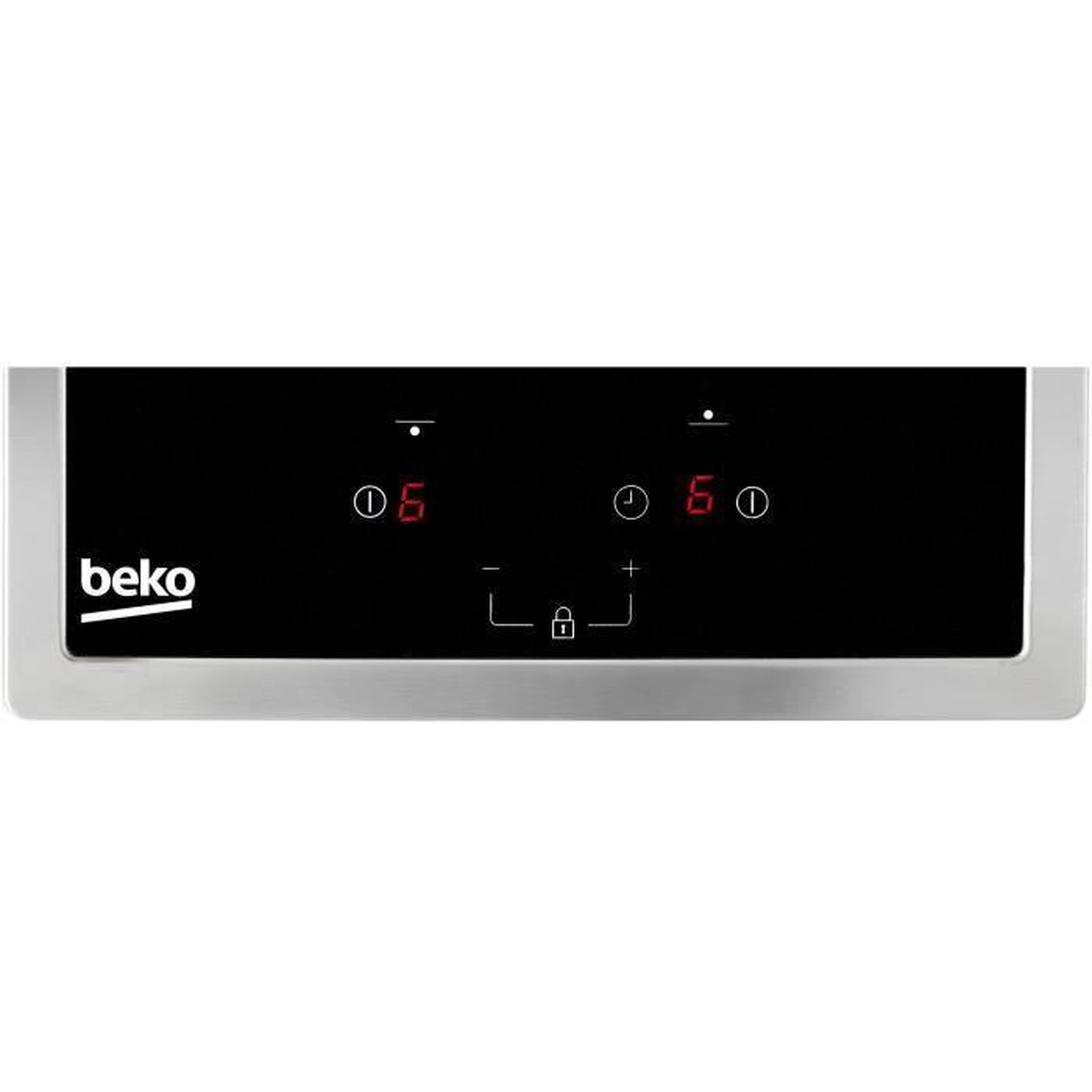 Voir la diapositive 3 : Beko Table domino vitrocéramique 30cm 3000w noir - HDMC32400TX