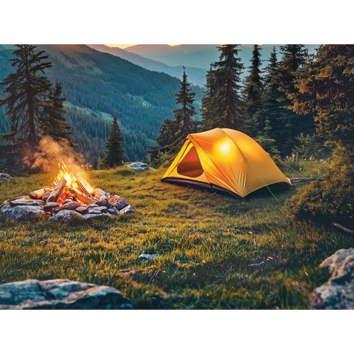 Smartbox Explora Project - Ma première fois en bivouac - Coffret Cadeau Séjour