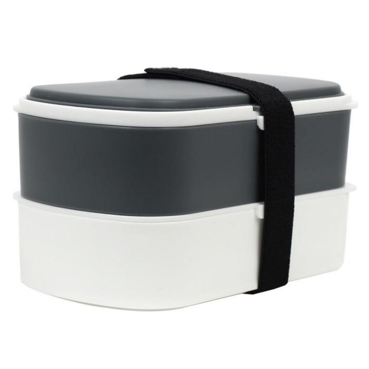 Paris Prix Coffret Lunch Box 3 Pièces  Repas  18cm Gris