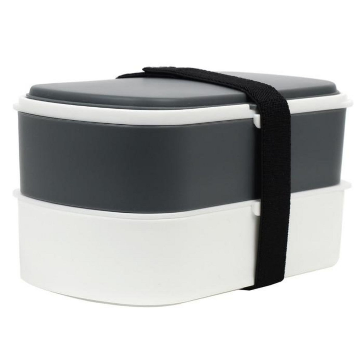 Paris Prix Coffret Lunch Box 3 Pièces  Repas  18cm Gris