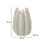 Voir la diapositive 5 : Paris Prix Vase Design en Résine  Ester  40cm Blanc