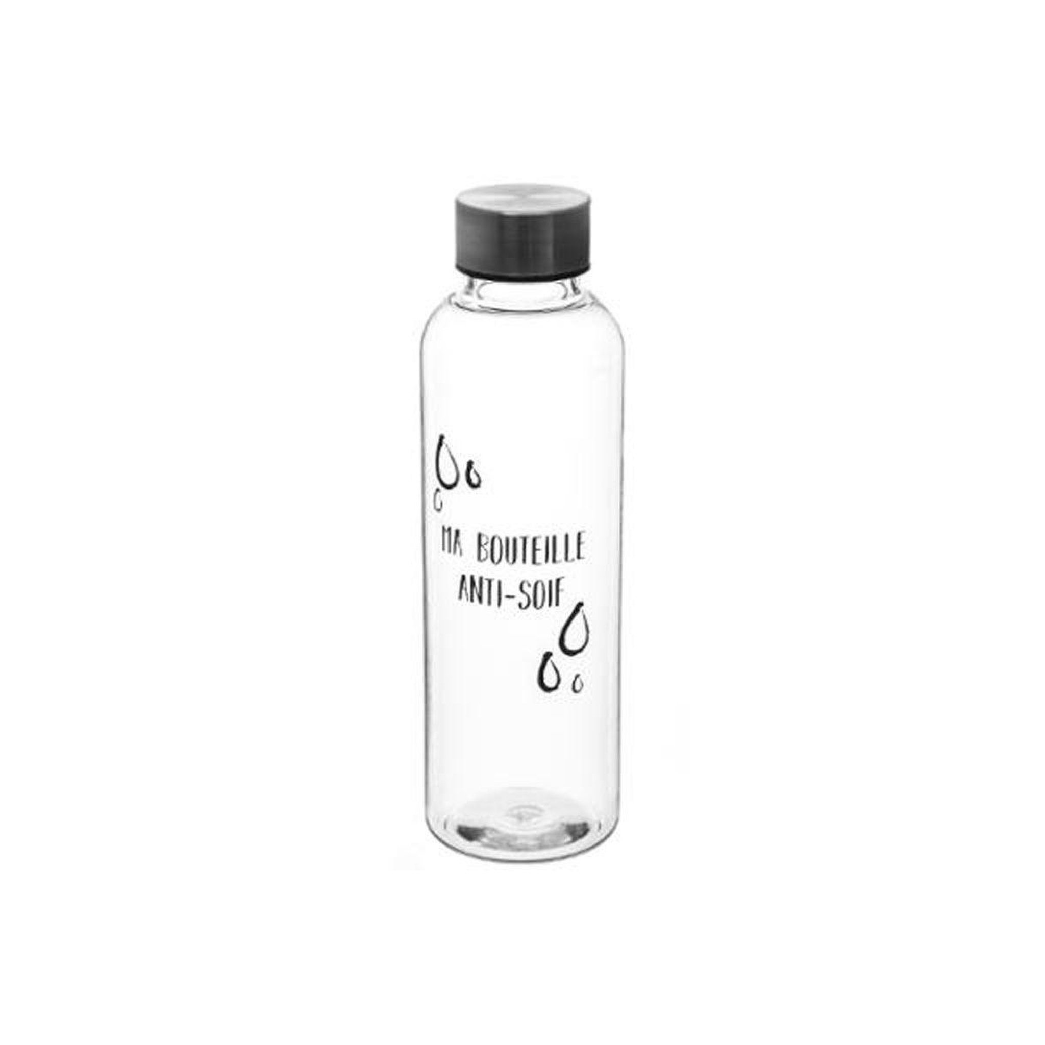 FIVE Bouteille Gourde  Goutte  50cl Transparent
