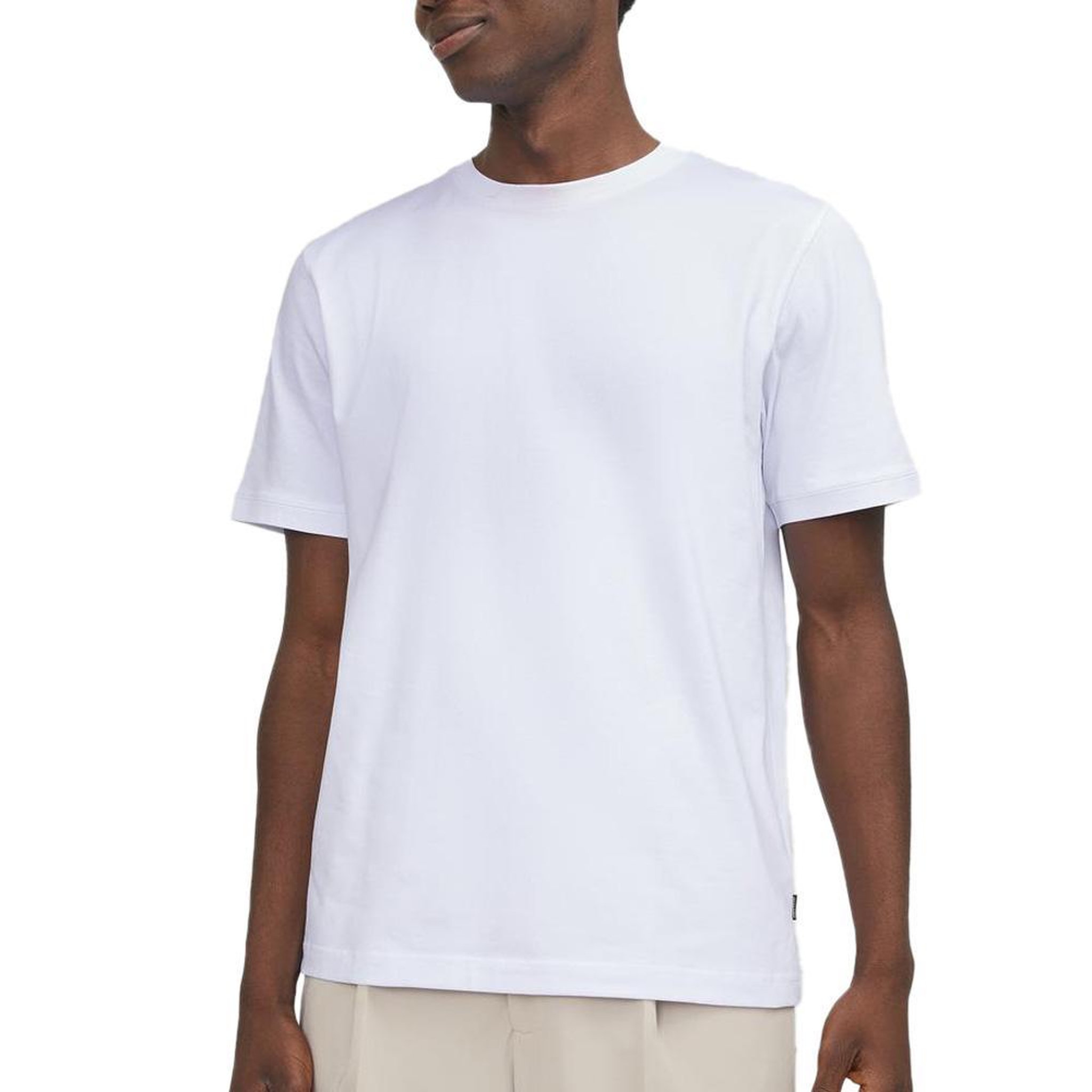 Jack & Jones T-Shirt Blanc Homme Jack & Jones Edge. Coloris disponibles : Blanc