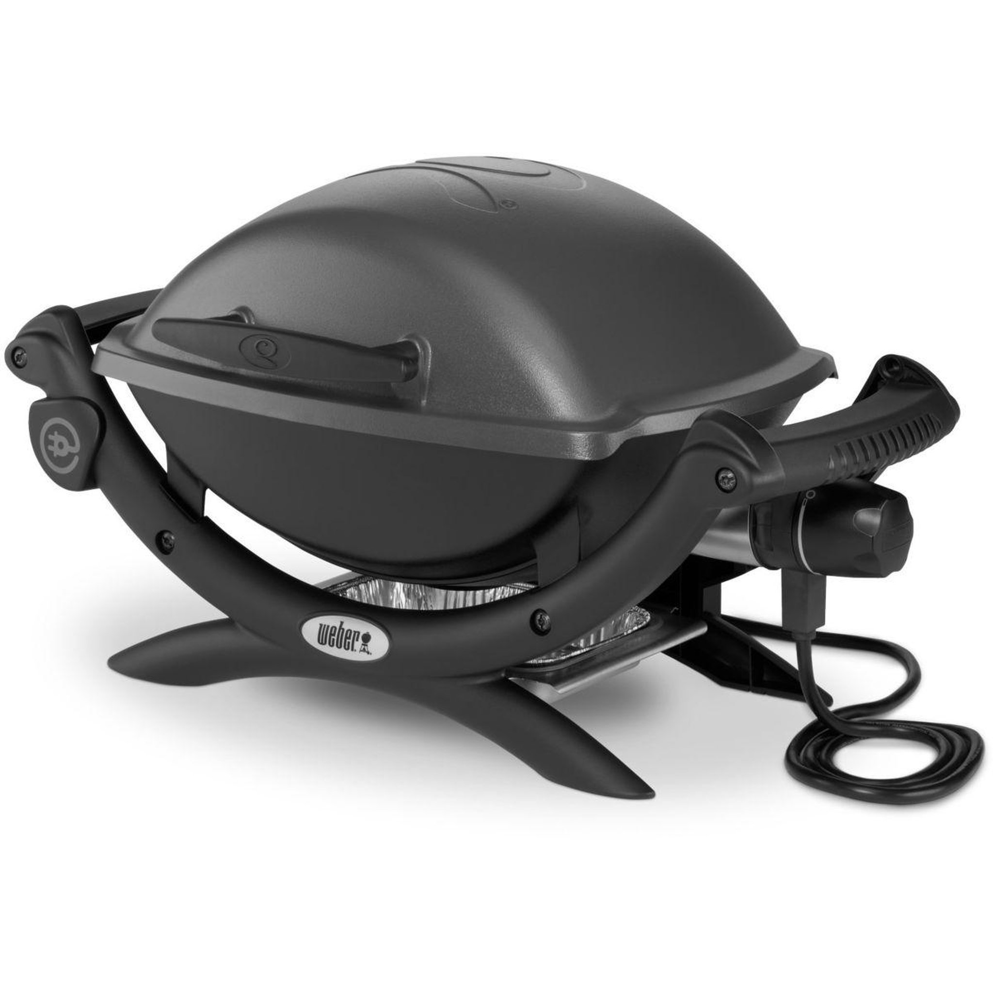 Voir la diapositive 2 : Weber Barbecue électrique Q1400 Dark grey à poser  43x32 cm