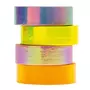 RICO DESIGN Set de 4 masking tapes irisés pastel