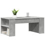 Voir la diapositive 3 : VIDAXL Table basse gris beton 102x55x42 cm bois d'ingenierie