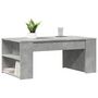 Voir la diapositive 3 : VIDAXL Table basse gris beton 102x55x42 cm bois d'ingenierie