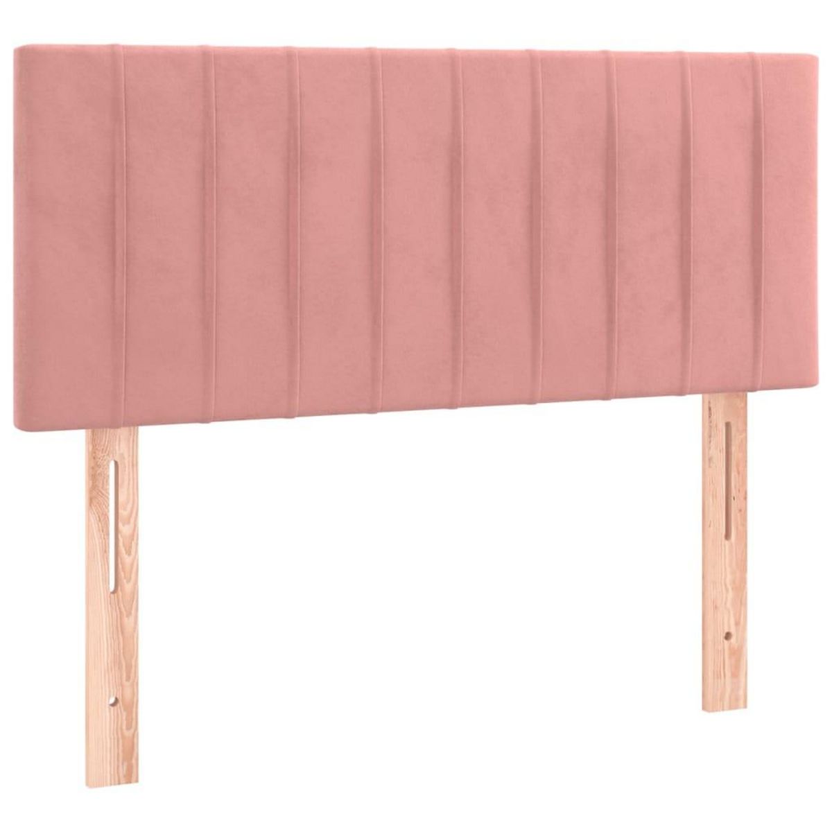 VIDAXL Tete de lit Rose 80x5x78/88 cm Velours