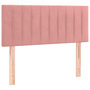 Voir la diapositive 2 : VIDAXL Tete de lit Rose 80x5x78/88 cm Velours