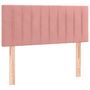 Voir la diapositive 2 : VIDAXL Tete de lit Rose 80x5x78/88 cm Velours