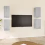 VIDAXL Meubles TV 4 pcs Sonoma gris 30,5x30x60 cm Bois d'ingenierie