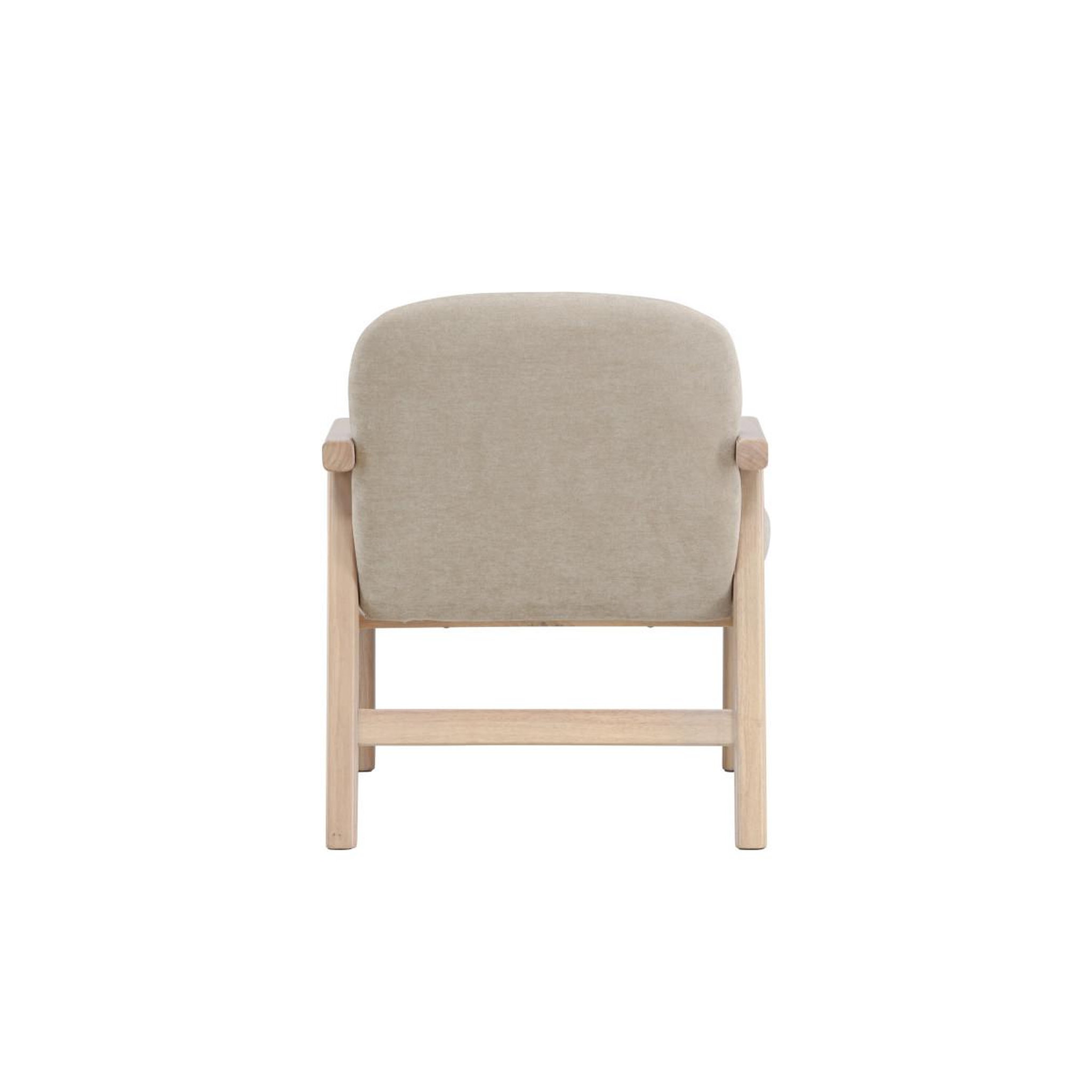Voir la diapositive 6 : Paris Prix Fauteuil design en bois  rile  77cm beige