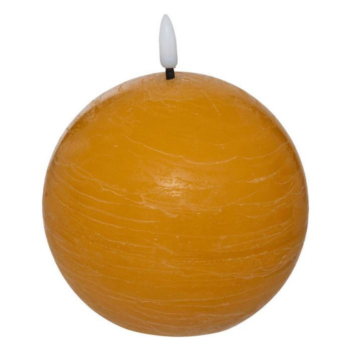 ATMOSPHERA Bougie Boule à LED  Molia  8cm Jaune