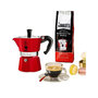 Voir la diapositive 3 : BIALETTI Cafetière Bialetti Moka Express Winter Wonderland rouge et argenté