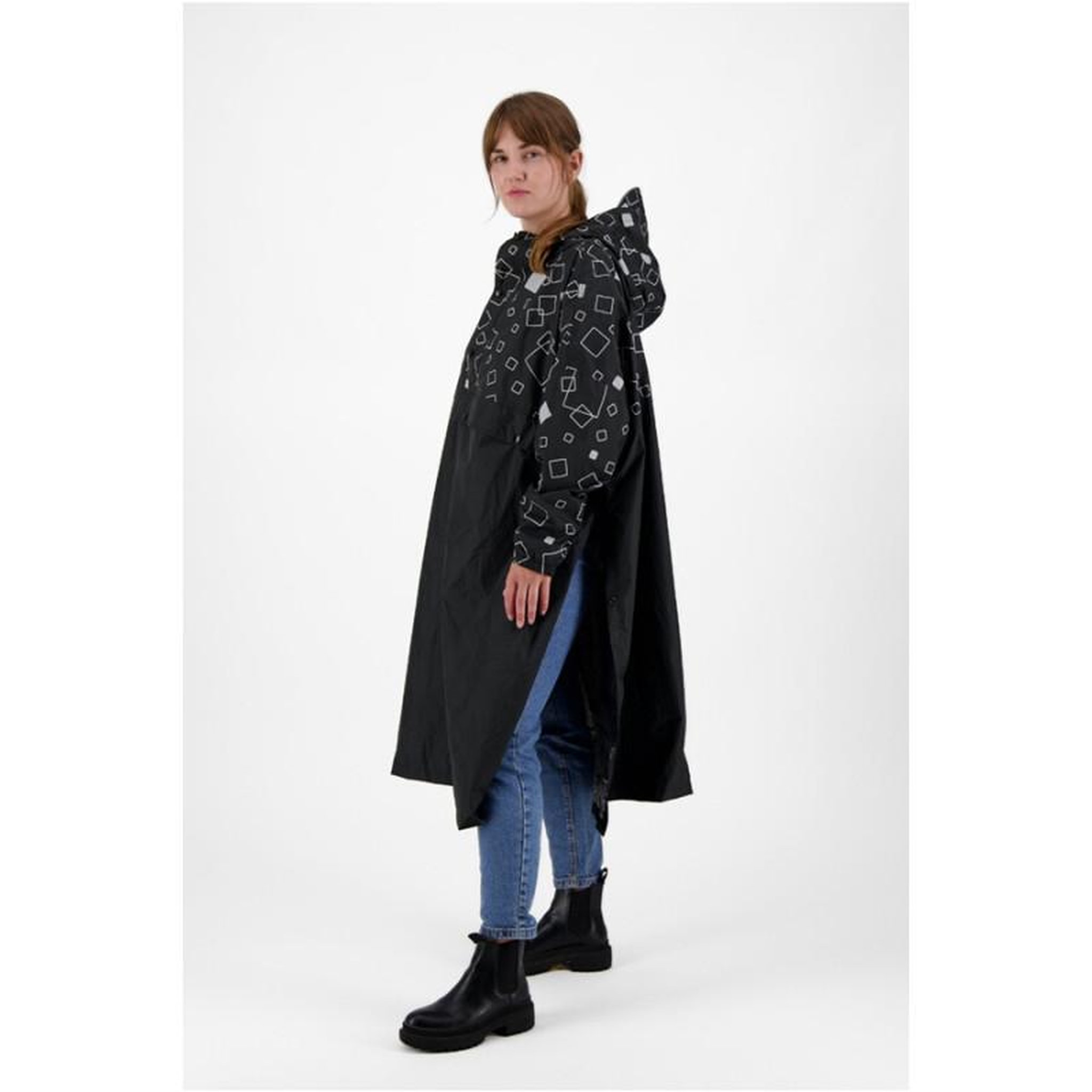 Voir la diapositive 3 : URBAN CIRCUS Veste imperméable et anti pluie Urban Circus Cape de pluie Essentiel Noir