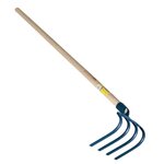 OUTILS PERRIN Crocs à bêcher ou à béton 4 dents 21 cm emmanché 1,35 m