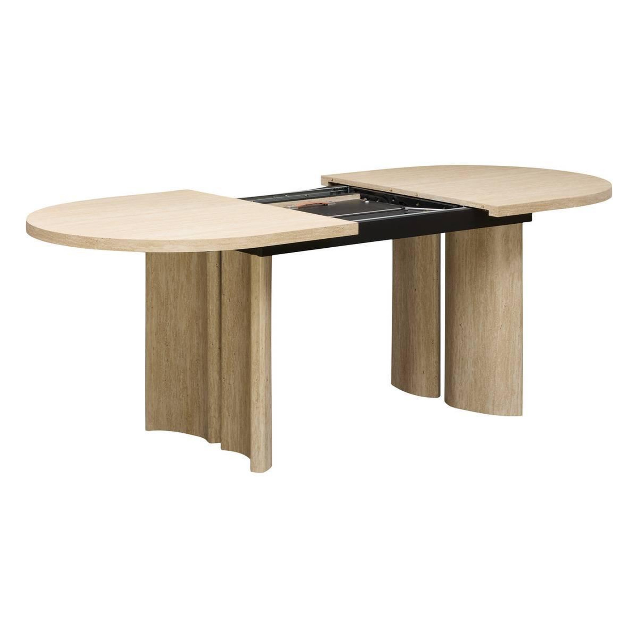 Voir la diapositive 3 : ATMOSPHERA Table à manger extensible  tino  160-210cm beige